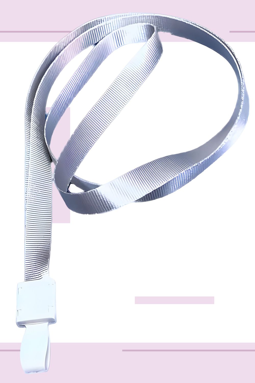 cordones c/10 para gafette gris de tela