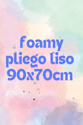 foamy pliego 90x70 cm