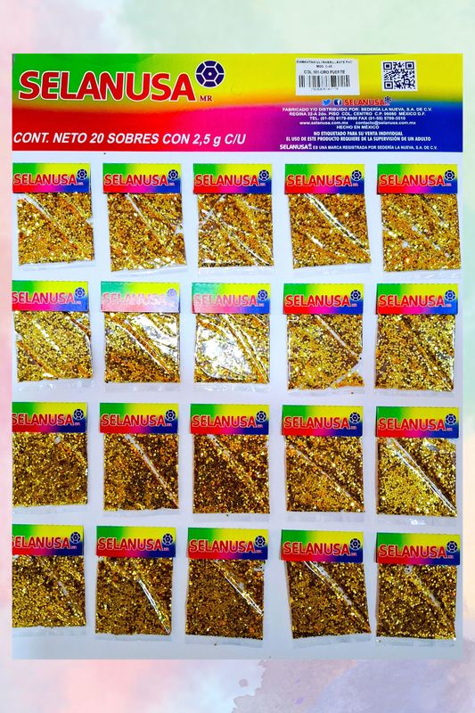escarcha dorado con 20