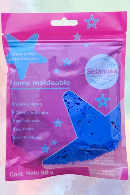 foamy moldeable azul cielo