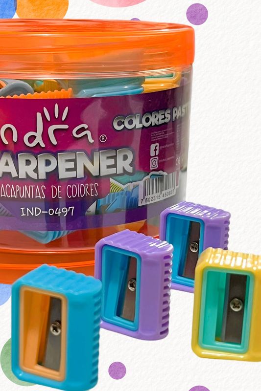 sacapuntas Indra colores c/48