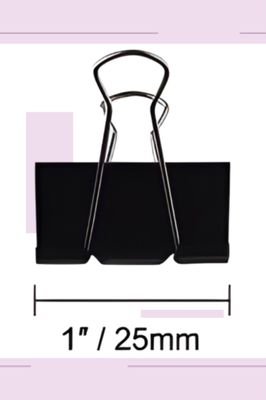 Sujetadocumentos 25mm c/12 pzas MAE