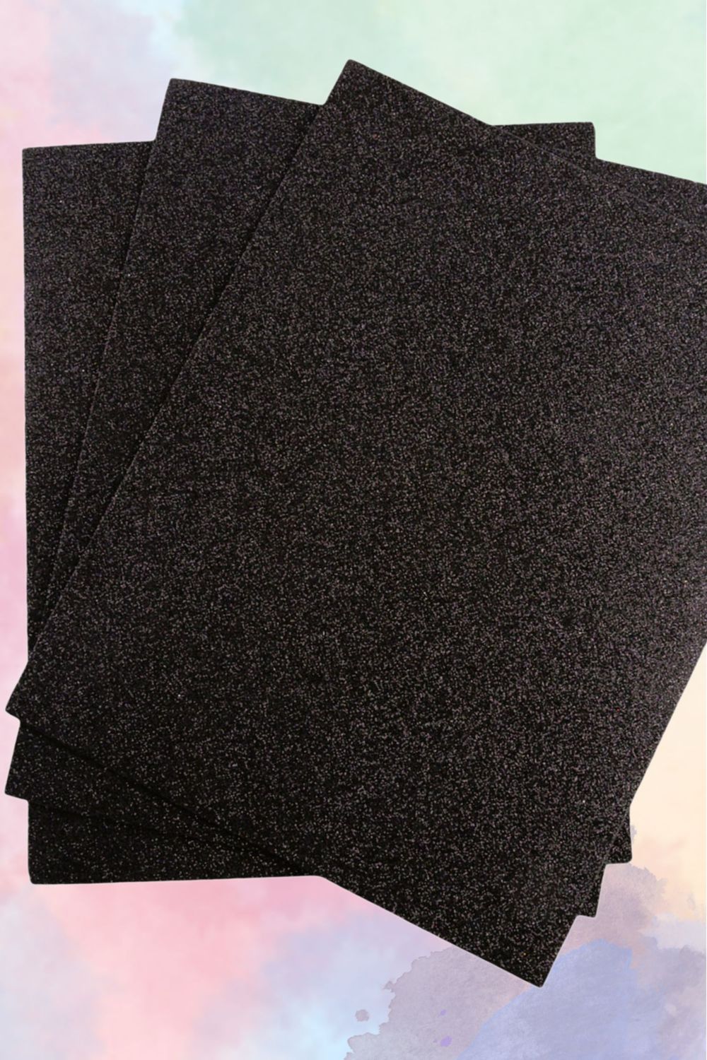 foamy carta c/10  negro diamantado