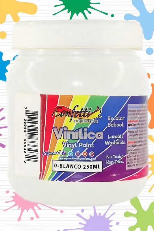 pintura 250ml vinilica blanca