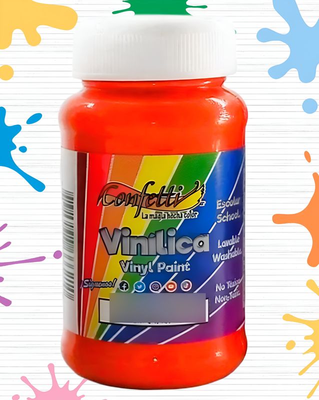 pintura 70ml vinilica naranja