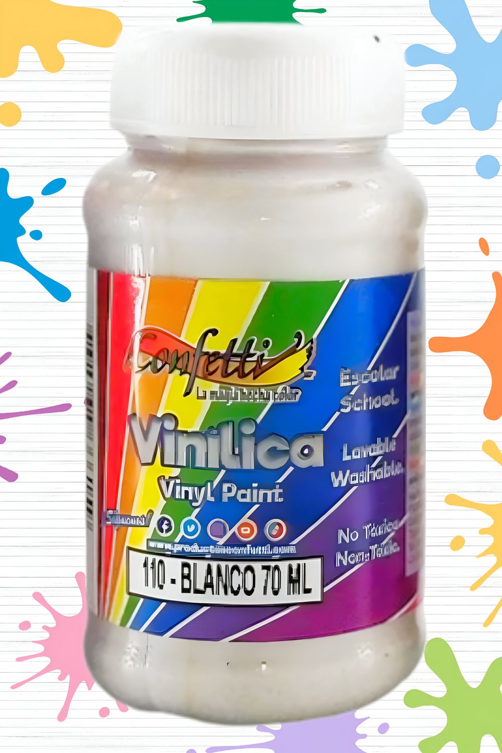 pintura 70ml vinilica blanca