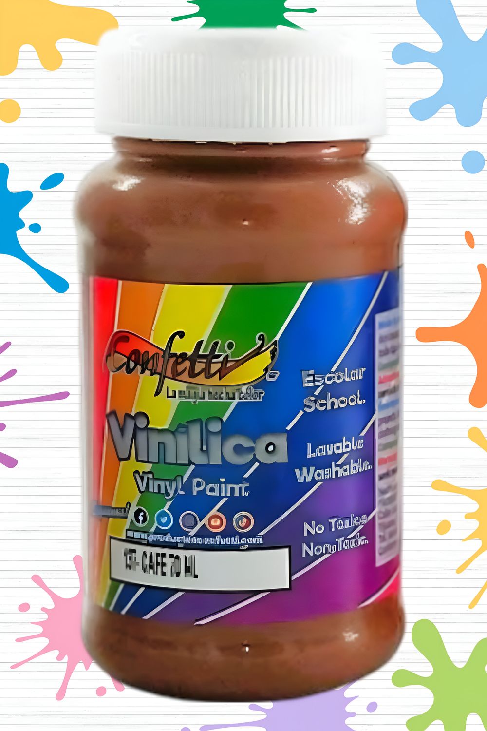 pintura 70ml vinilica cafe