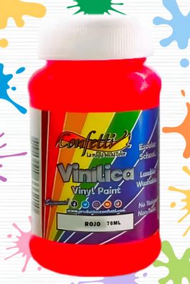 pintura 70ml vinilica rojo pintura 70ml vinilica rojo