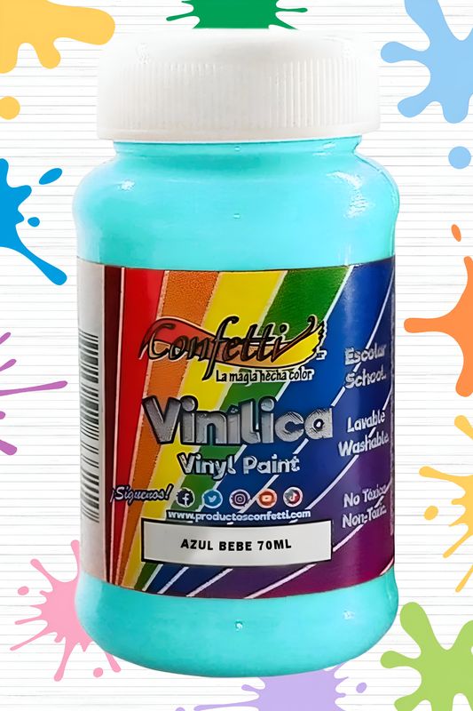 pintura 70ml vinilica azul