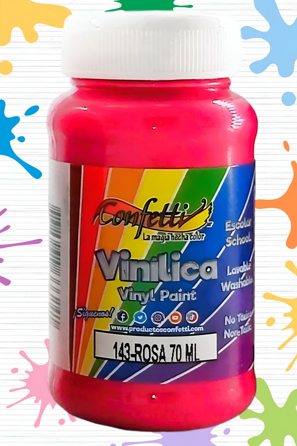 pintura 70ml vinilica rosa