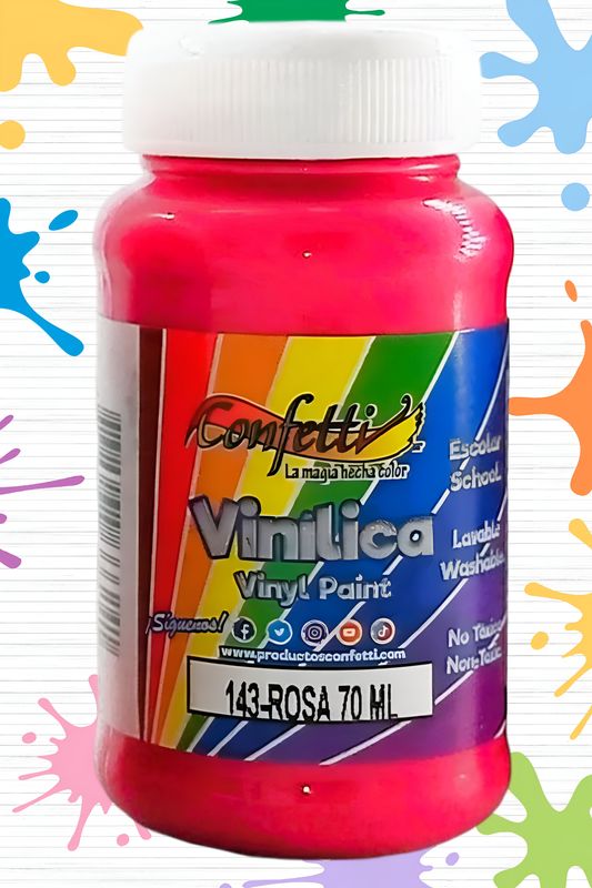 pintura 70ml vinilica rosa