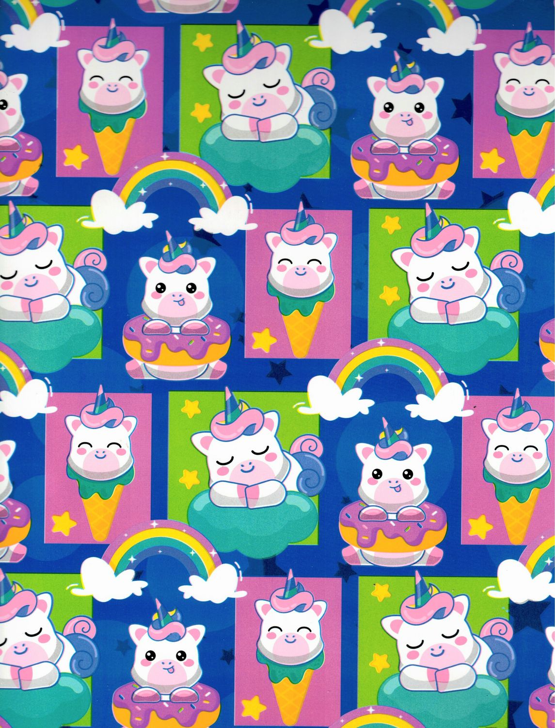 papel de regalo c/10 niña