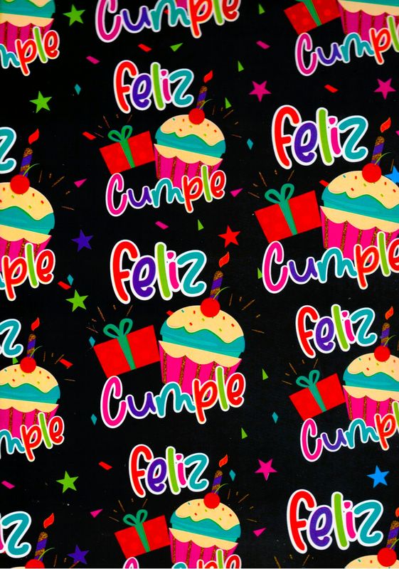 Papel De Regalo pad color C/10 Pza