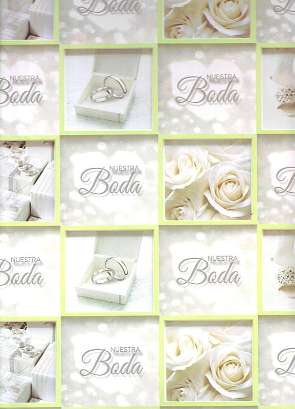 Papel boda De Regalo C/10 Pz