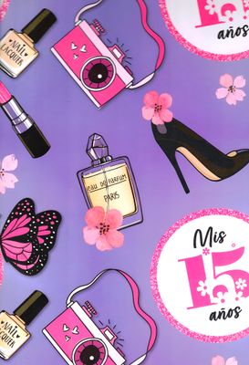 Papel XV años De Regalo C/10 Pz