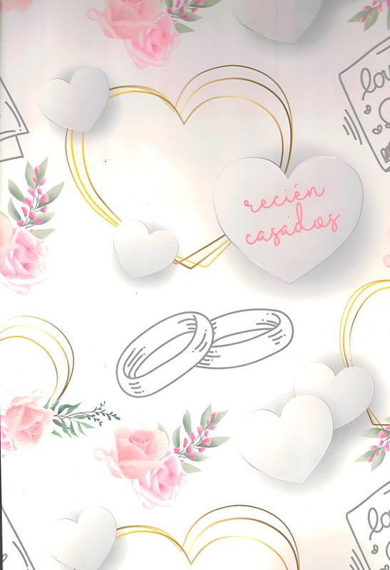 Papel boda De Regalo C/10 Pz