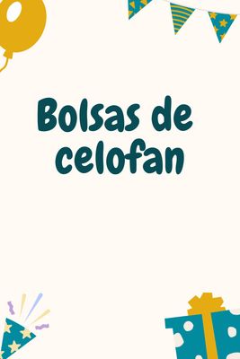 Bolsas de celofán