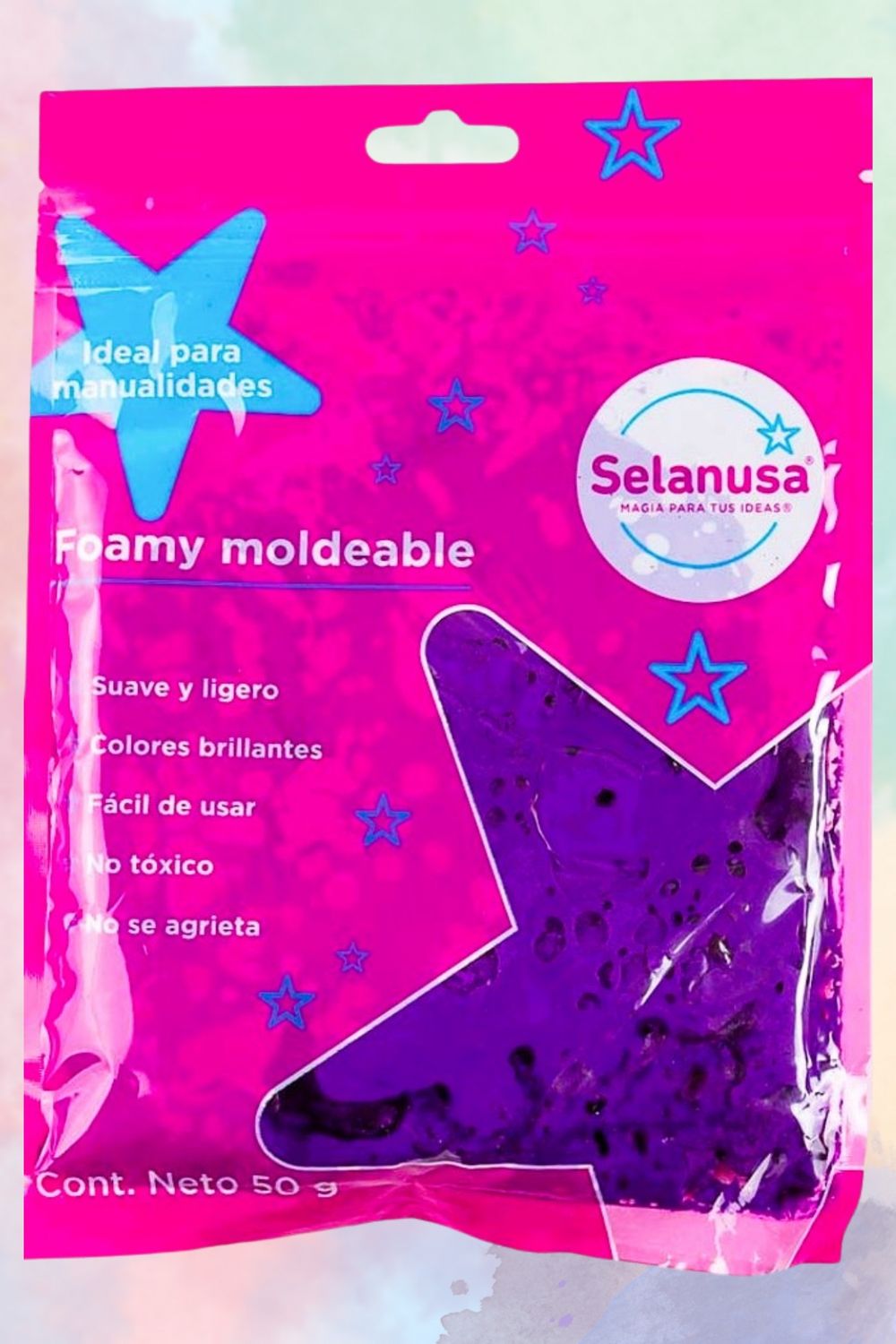 foamy moldeable morado