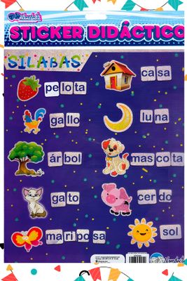 Stickers con 3 silabas