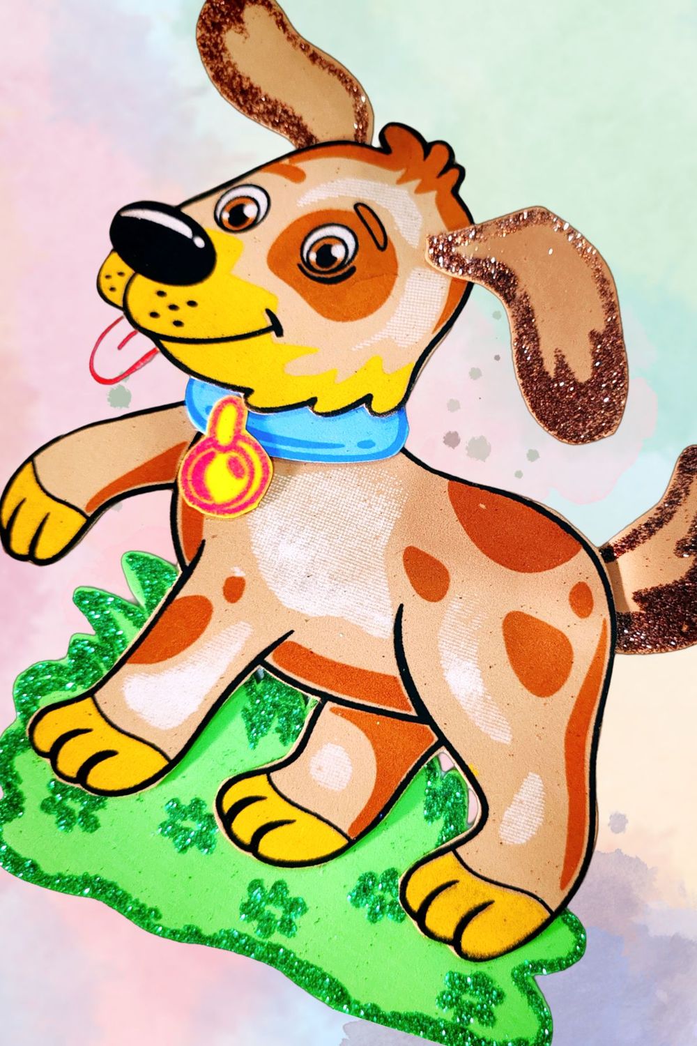 Foamy de figuras perrito
