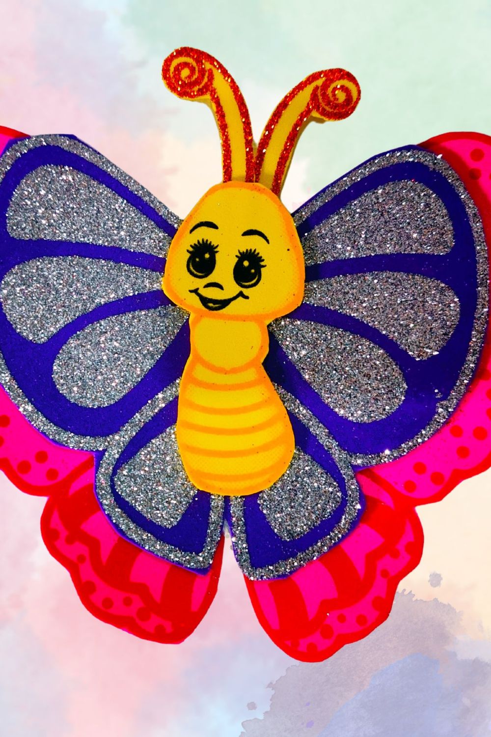 Foamy de figuras mariposa