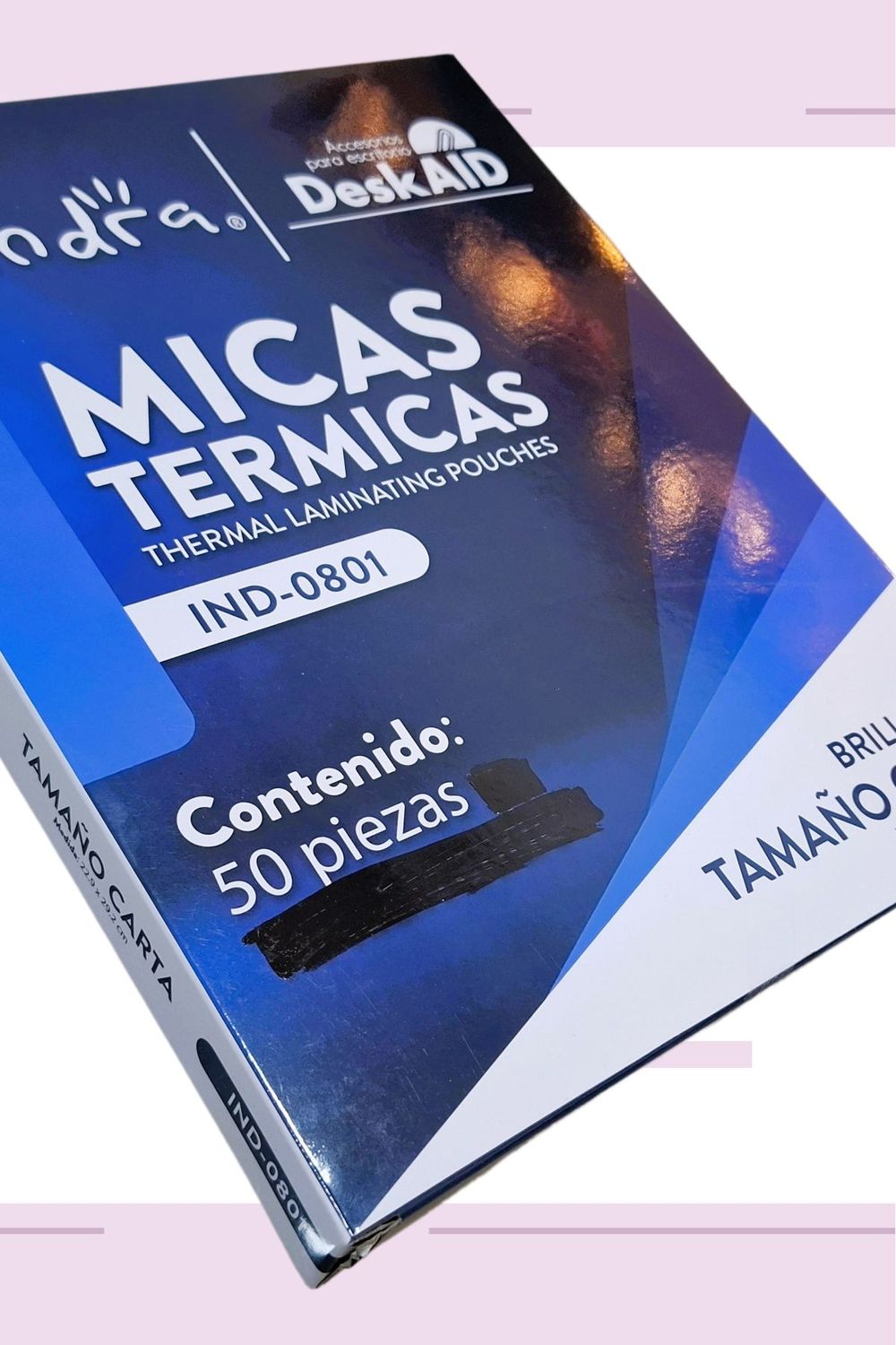 Mica térmica carta INDRA 10 milésimas