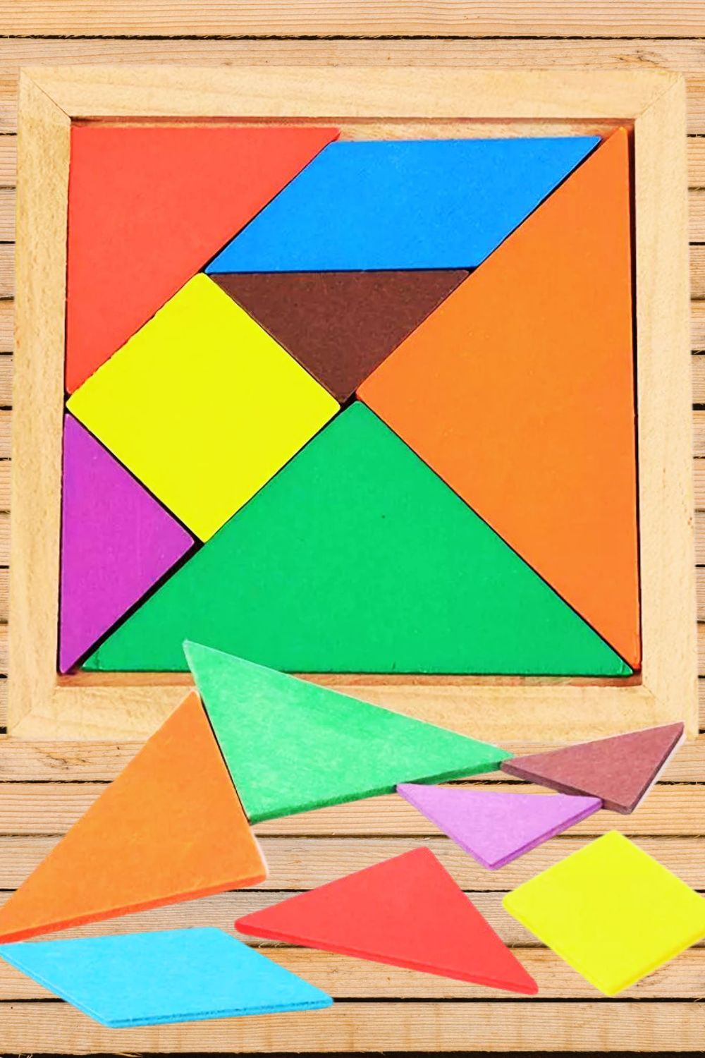 Tangram de madera