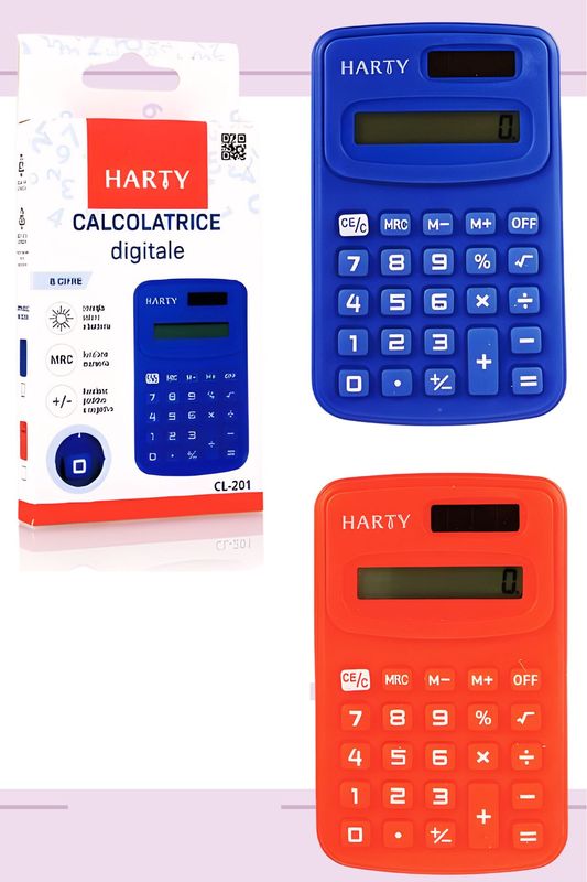 Calculadora de bolsillo de colores