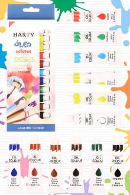 Pintura c/12 de oleo HARTY Pintura c/12 de oleo HARTY