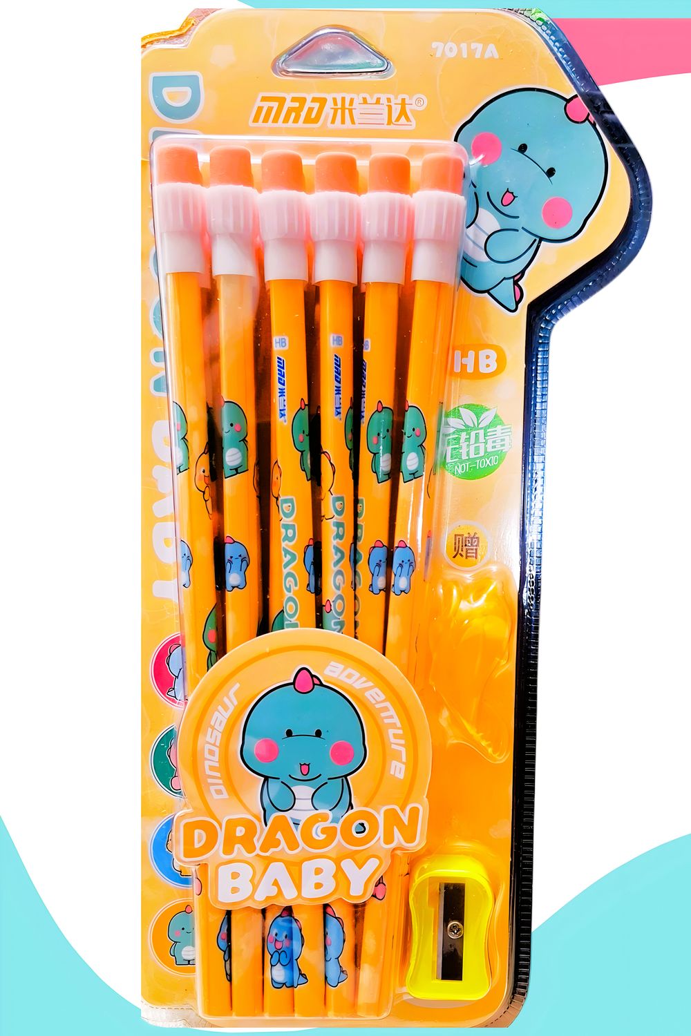 Lápiz dragón baby c/12 naranja
