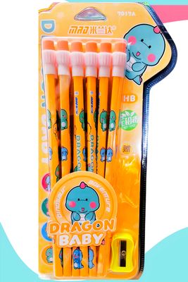 Lápiz dragón baby c/12 naranja Lápiz dragón baby c/12 naranja