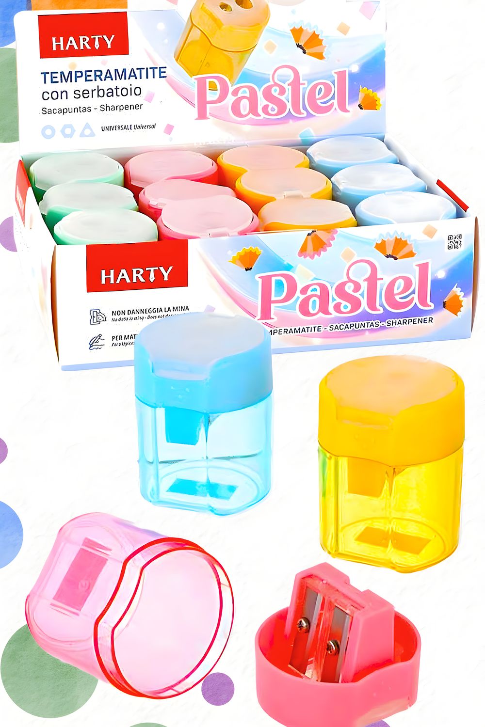 Sacapuntas con deposito c/12 circulo HARTY
