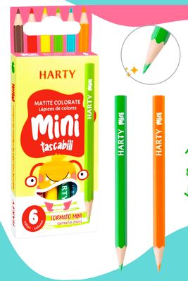 Colores c/6 HARTY cortos