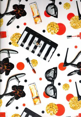 Papel De Regalo C/10 Pz dama