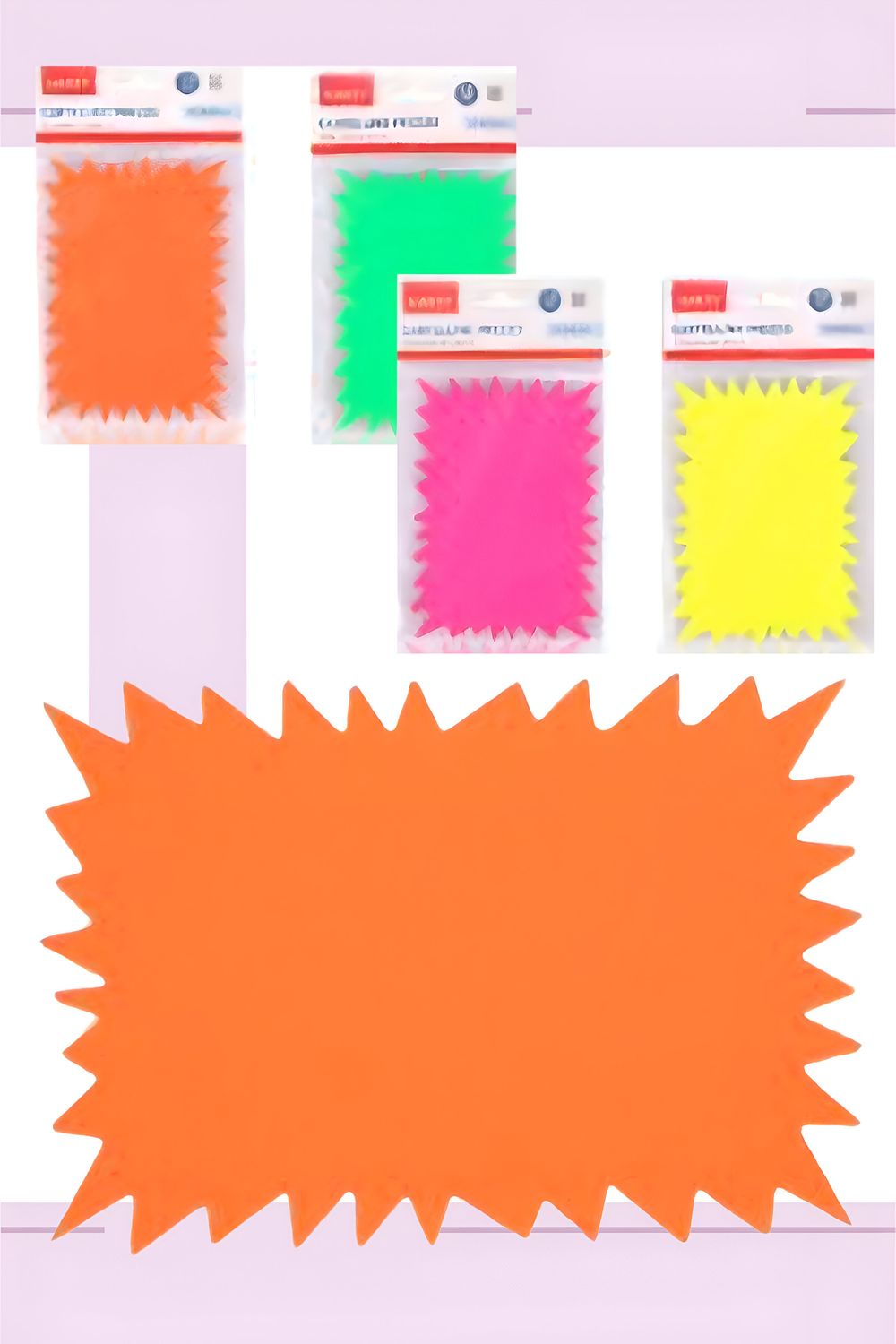 Etiqueta de precios c/10 pzas de cartón 13.5x9.5cm