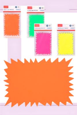 Etiqueta de precios c/10 pzas de cartón 13.5x9.5cm