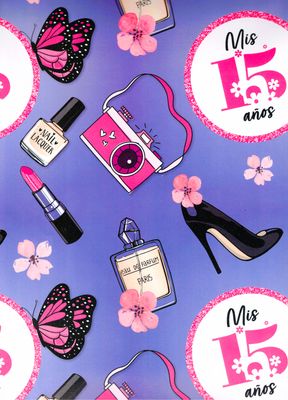 Papel De Regalo C/10 Pz mis xv