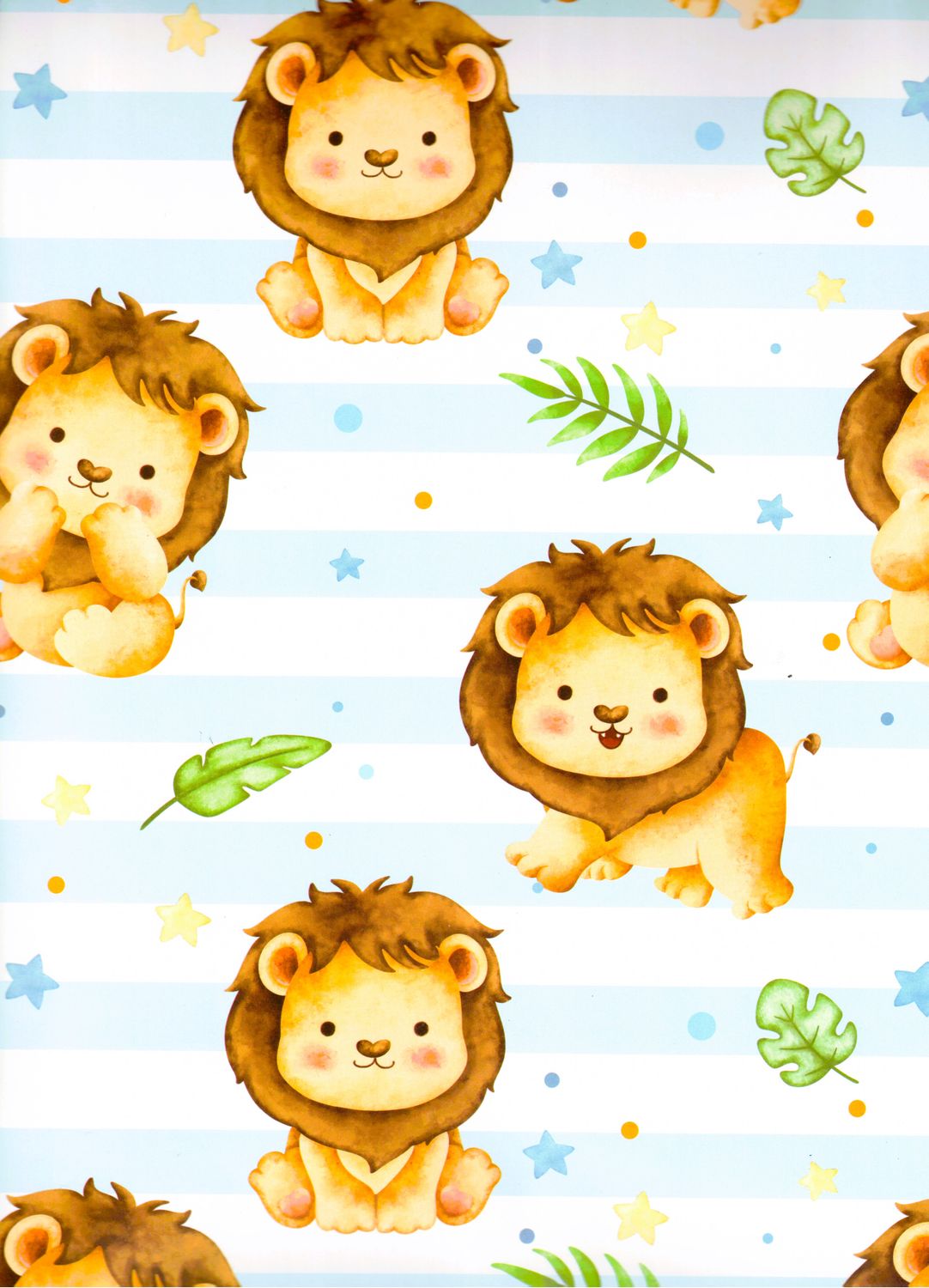 Papel De Regalo C/10 Pz bebe