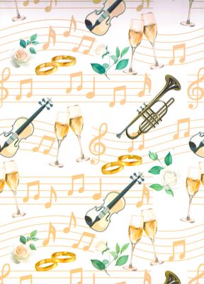 Papel De Regalo C/10 Pz BODA Papel De Regalo C/10 Pz BODA