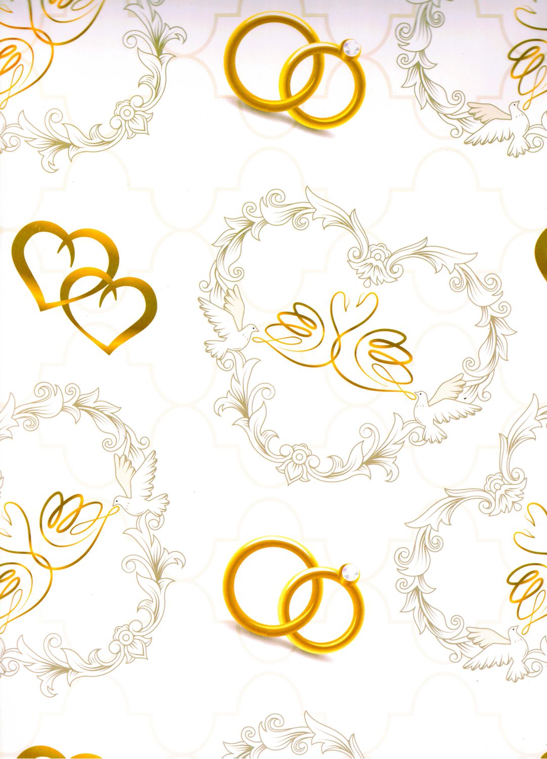 Papel De Regalo C/10  Pz boda