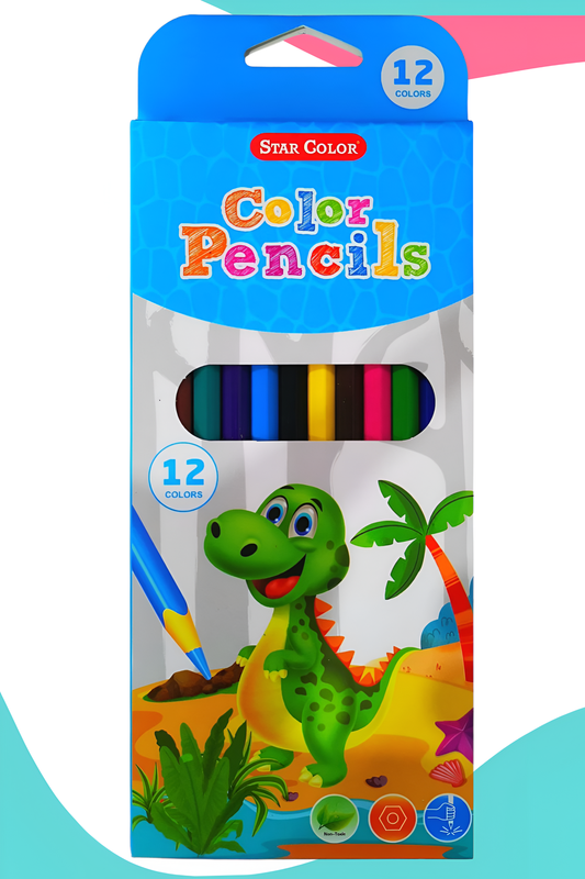 colores star color largos c/12 dinosario