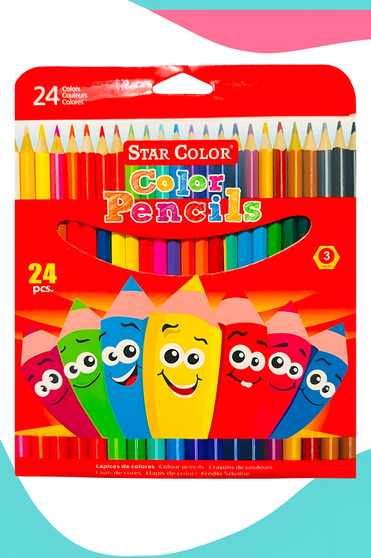 Lapices de colores star color c/24
