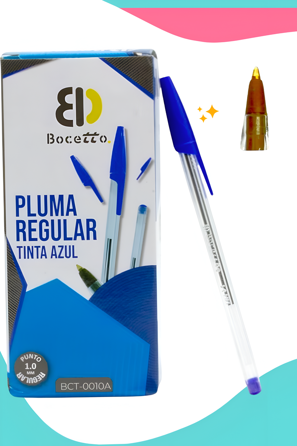 boligrafos c/50 azul bocetto