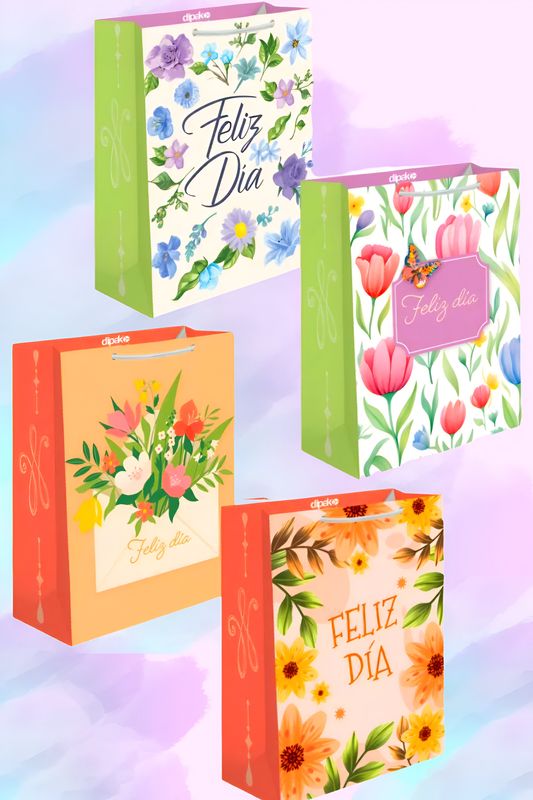 Bolsas de regalo DIPAK c/10  chica 22x15cm