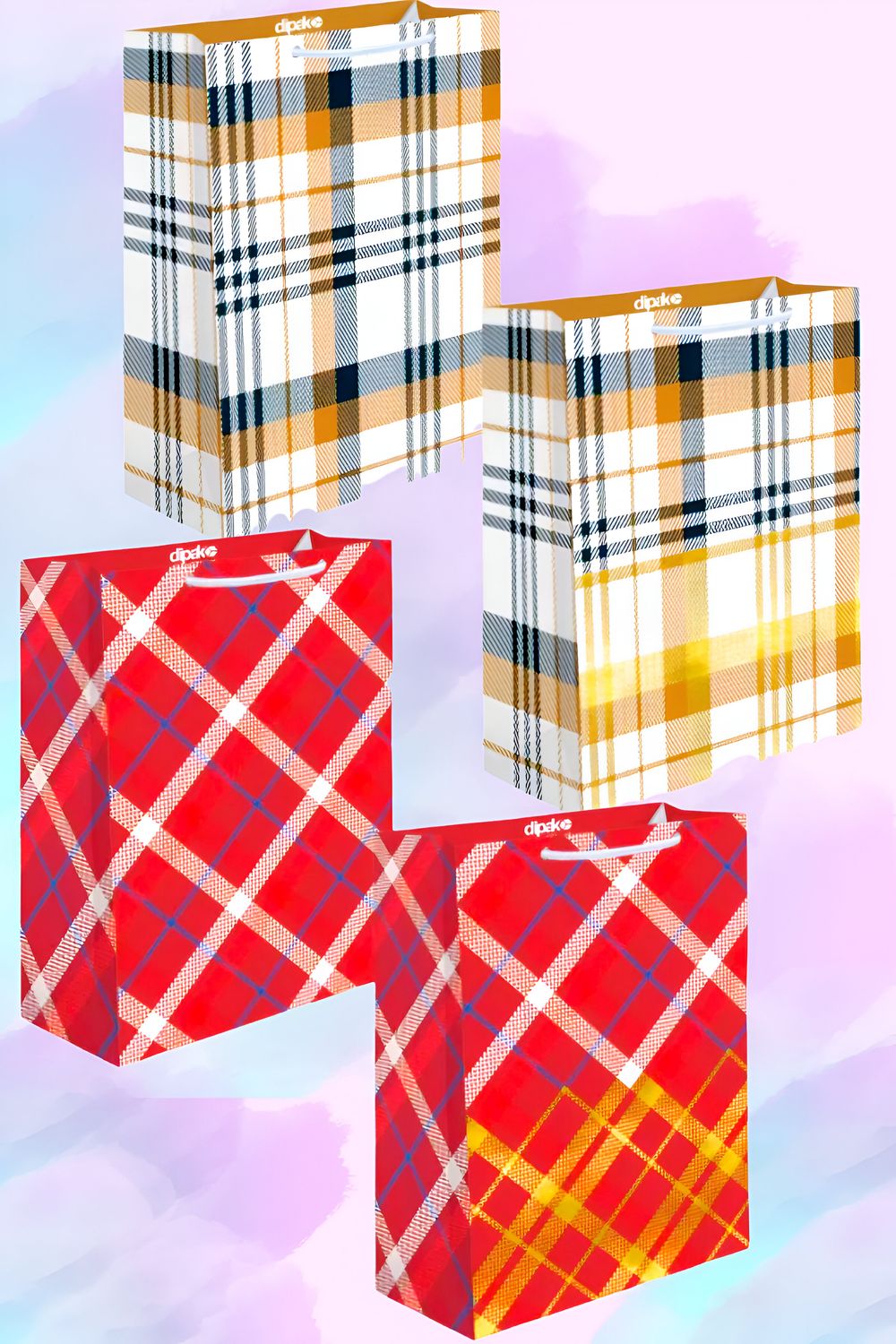 Bolsas de regalo DIPAK c/10  chica 22x15cm