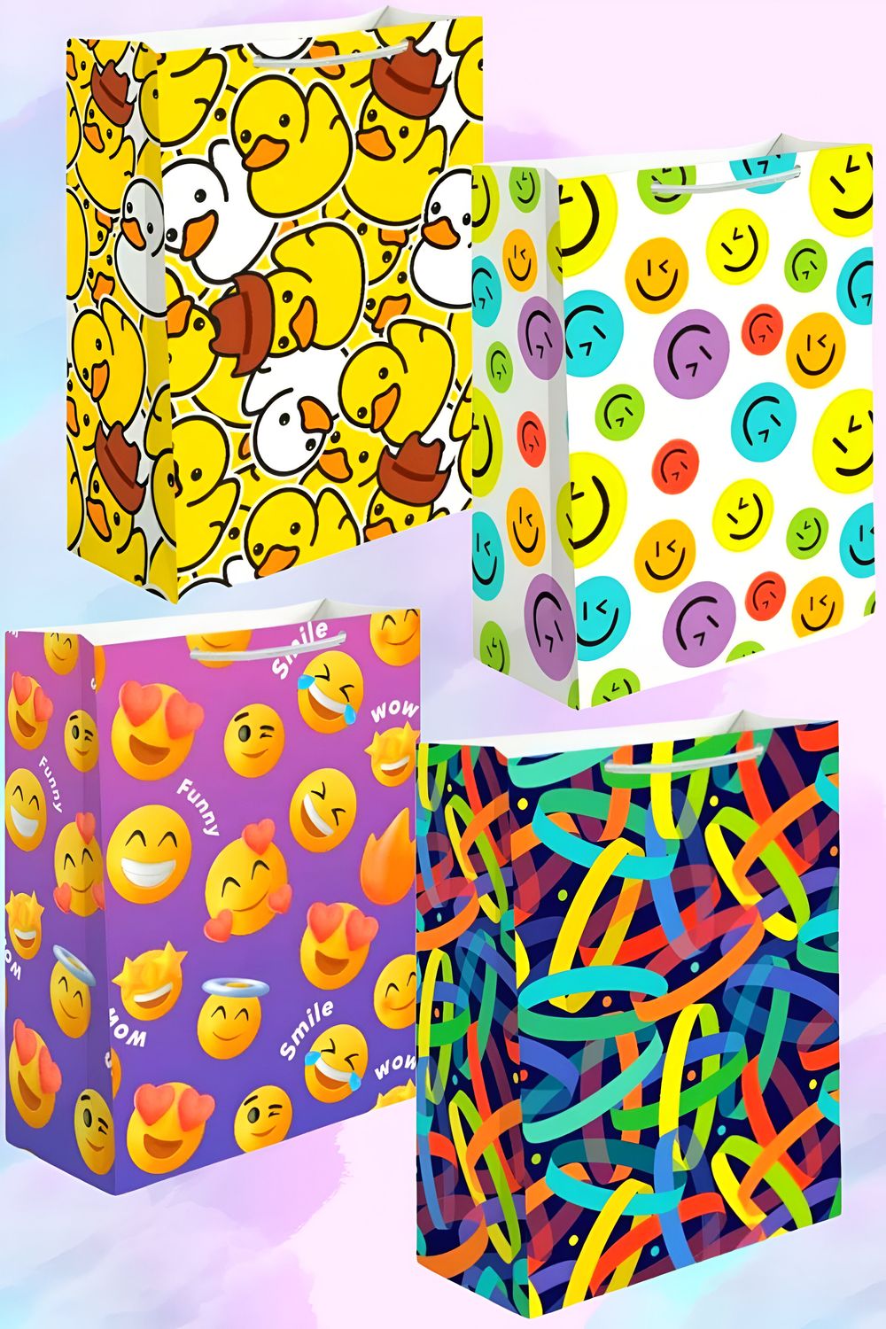 Bolsa de regalo CELEBRATE c/12  Mediana 26x19cm
