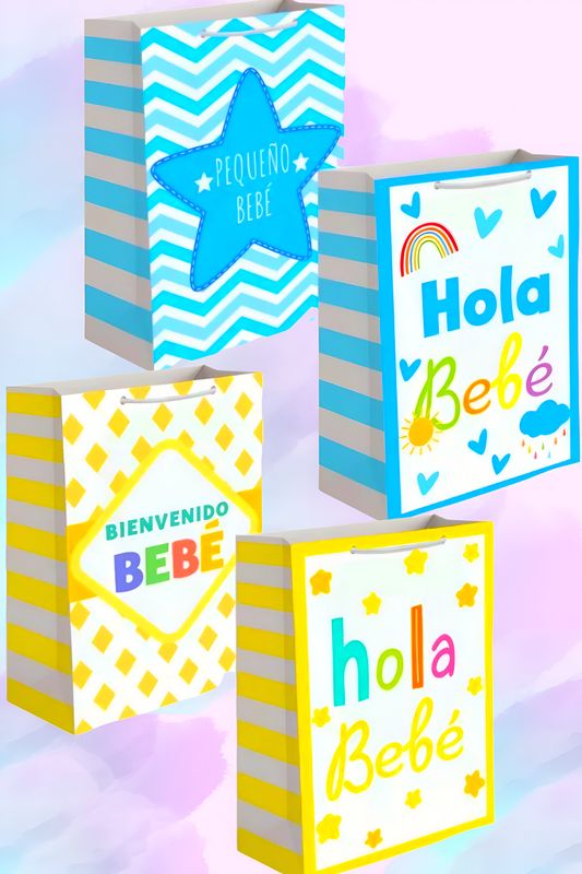 Bolsa de regalo CELEBRATE c/12 GRANDE 32X23cm