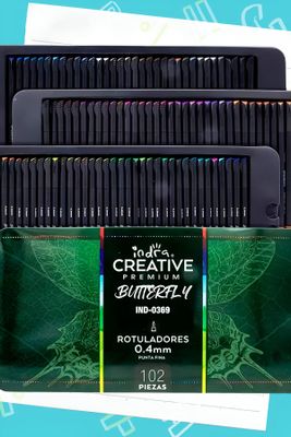 rotuladores indra c/102 pzas de colores