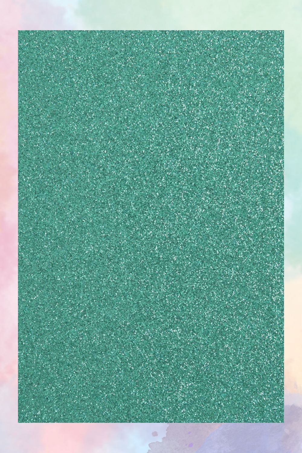 Foamy cartulina diamantado C/5 verde aqua-105