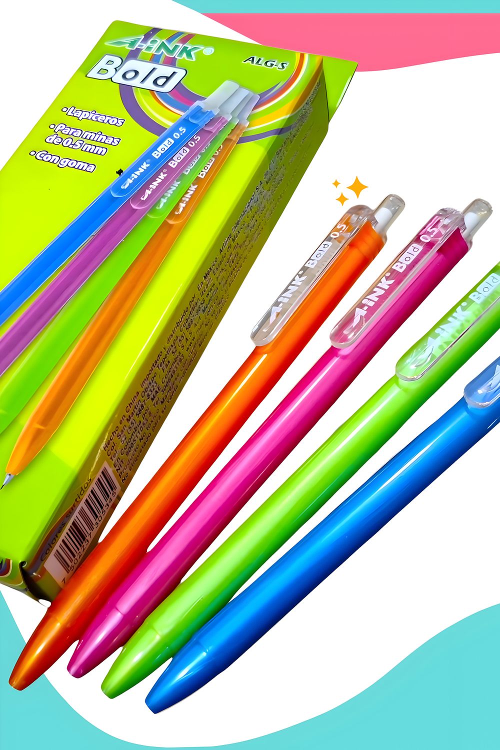 Portaminas 0.5 mm con 12 Bold